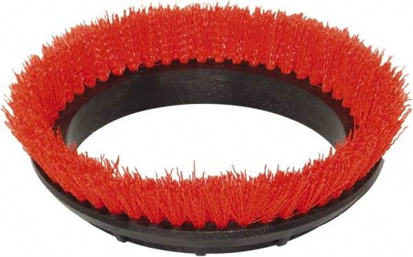 Bissell - Scrubbing Brush - 12" Machine, Orange Pad, Polyester - Eagle Tool & Supply