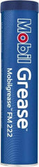 Mobil - 13.7 oz Cartridge Lithium General Purpose Grease - White, Food Grade, 500°F Max Temp, NLGIG 2, - Eagle Tool & Supply