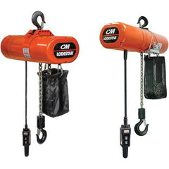 CM - 1/8 Ton Capacity 60 FPM Lift Speed 115V Electric Chain Hoist - Eagle Tool & Supply