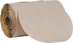 3M - 6" Diam, 320 Grit Aluminum Oxide Adhesive PSA Disc - Extra Fine Grade, Reddish Brown, Film Backing, Flexible, Use with Random Orbital Sanders - Eagle Tool & Supply