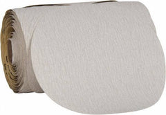 3M - 6" Diam, 120 Grit Aluminum Oxide Adhesive PSA Disc - Fine Grade, Reddish Brown, Film Backing, Flexible, Use with Random Orbital Sanders - Eagle Tool & Supply