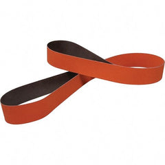3M - 1/2" Wide x 24" OAL, 50 Grit, Ceramic Abrasive Belt - Ceramic, Coated, Series 984F - Eagle Tool & Supply