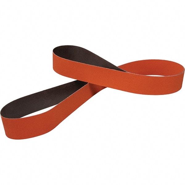 3M - 2" Wide x 72" OAL, 120 Grit, Ceramic Abrasive Belt - Ceramic, Coated, Series 984F - Eagle Tool & Supply