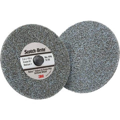 3M - 3" Disc Diam, Ceramic Quick Change Disc - Type R Attaching System, Coated, Medium Grade - Eagle Tool & Supply