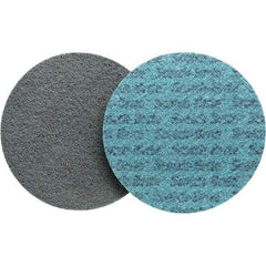 3M - 5" Diam, Aluminum Oxide Hook & Loop Disc - Very Fine Grade, Nonwoven, - Eagle Tool & Supply