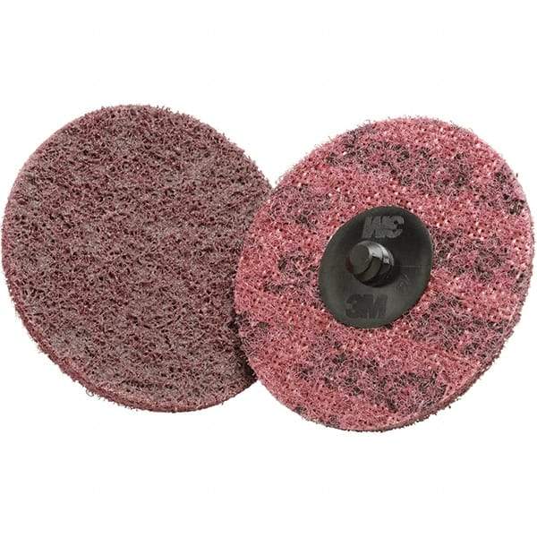 3M - 3" Disc Diam, Aluminum Oxide Quick Change Disc - Type S Attaching System, Coated, Very Fine Grade - Eagle Tool & Supply