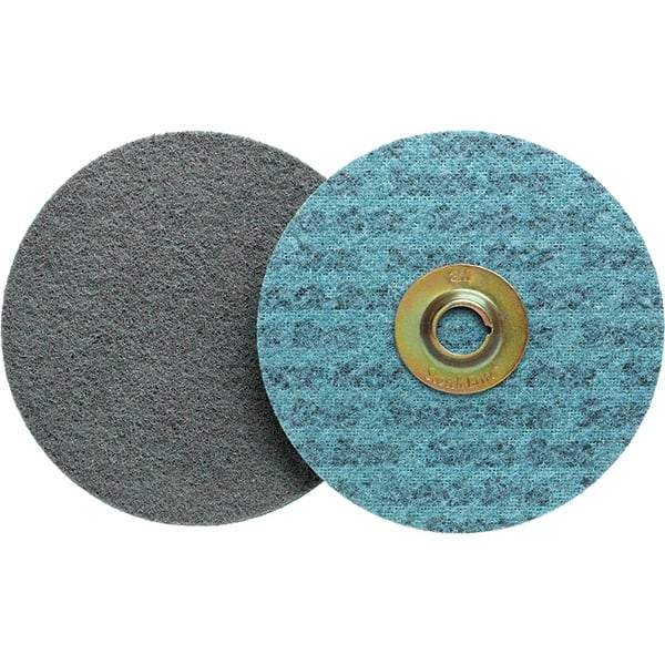 3M - 5" Disc Diam, Aluminum Oxide Quick Change Disc - Type R Attaching System, Coated, Very Fine Grade - Eagle Tool & Supply