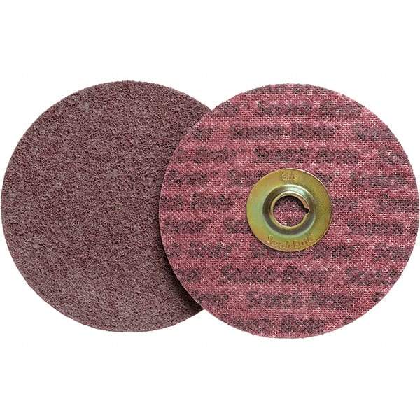 3M - 5" Disc Diam, Aluminum Oxide Quick Change Disc - Type R Attaching System, Coated, Medium Grade - Eagle Tool & Supply