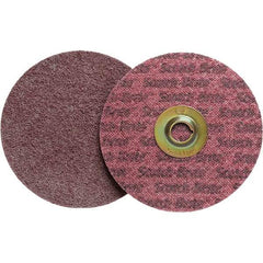 3M - 5" Disc Diam, Aluminum Oxide Quick Change Disc - Type R Attaching System, Coated, Medium Grade - Eagle Tool & Supply