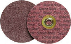 3M - 4-1/2" Disc Diam, Aluminum Oxide Quick Change Disc - Type R Attaching System, Coated, Medium Grade - Eagle Tool & Supply