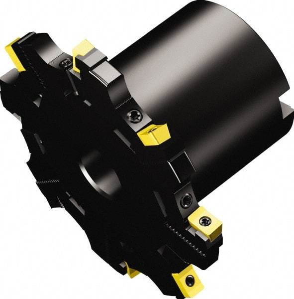 Sandvik Coromant - Arbor Connection, 0.689" Cutting Width, 2" Depth of Cut, 200mm Cutter Diam, 1.5748" Hole Diam, Indexable Slotting Cutter - 1.5748" Shank Diam, N331.1A-11 Insert, Right Hand Cutting Direction - Eagle Tool & Supply