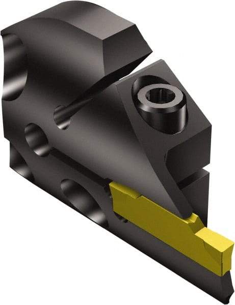 Sandvik Coromant - N123J2-0500-0004-TF Insert, Modular Grooving Blade Holder Head - Left Hand Cut, System Size 32, Through Coolant, Series CoroCut 1-2 - Eagle Tool & Supply