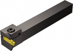 Sandvik Coromant - R/LG123..C, Right Hand, Indexable Grooving Tool Holder - N123G2-0300-0003-TF Insert Compatibility, 16mm Shank Height, 16mm Shank Width, 125mm OAL - Eagle Tool & Supply