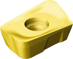 Sandvik Coromant - R390180612 PM Grade S40T Carbide Milling Insert - TiCN/Al2O3/TiN Finish, 6.35mm Thick, 1.2mm Corner Radius - Eagle Tool & Supply