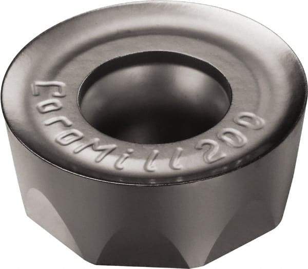 Sandvik Coromant - RCHT10T3M0 ML Grade 1040 Carbide Milling Insert - TiAlN2 Finish, 3.97mm Thick, 10mm Inscribed Circle - Eagle Tool & Supply