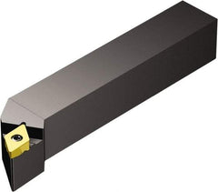 Sandvik Coromant - TR-D13JCR/L, Left Hand Cut, -3° Lead Angle, 32mm Shank Height x 25mm Shank Width, Neutral Rake Indexable Turning Toolholder - 170mm OAL, TR-DC1308 Insert Compatibility, Series CoroTurn TR - Eagle Tool & Supply