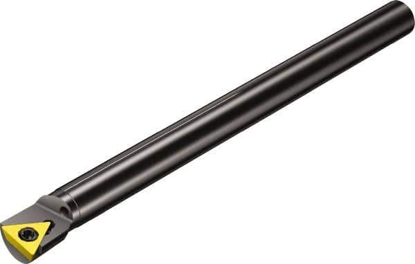 Sandvik Coromant - 0.3228" Min Bore Diam, 3-1/4" OAL, 1/4" Shank Diam, A..STFPR/L-R Indexable Boring Bar - Screw-On Holding Method - Eagle Tool & Supply