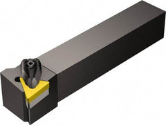 Sandvik Coromant - DTJN, Right Hand Cut, -3° Lead Angle, 1" Shank Height x 1" Shank Width, Negative Rake Indexable Turning Toolholder - 6" OAL, TNMG 16 04 08 Insert Compatibility, Series T-Max P - Eagle Tool & Supply