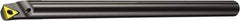 Sandvik Coromant - 8.5mm Min Bore Diam, 100mm OAL, 6mm Shank Diam, E..STFPR/L..-R Indexable Boring Bar - TPMT 1.2(1.2)0, TPMT 06 T1 02 Insert, Screw or Clamp Holding Method - Eagle Tool & Supply