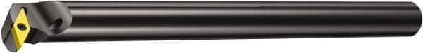 Sandvik Coromant - 0.8504" Min Bore Diam, 8" OAL, 5/8" Shank Diam, A..SVUBR/L-ER Indexable Boring Bar - Screw-On Holding Method - Eagle Tool & Supply