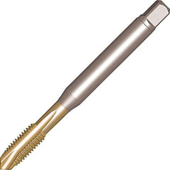 Sandvik Coromant - M8x1.25 Metric, 3 Flute, High Speed Steel Spiral Point Tap - Plug Chamfer, Right Hand Thread, 93.3mm OAL, 18mm Thread Length, 6mm Shank Diam, 6H Class of Fit, Series CoroTap 200 - Exact Industrial Supply