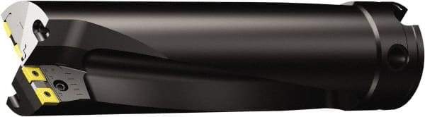 Sandvik Coromant - 222mm Max Drill Depth, 3xD, 74mm Diam, Indexable Insert Drill - 1 Insert, 80 Varilock Shank - Eagle Tool & Supply