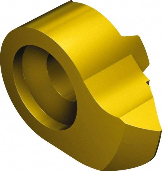 Sandvik Coromant - MB..T04507, 1025 Grade Carbide Profiling Insert - TiAlN/TiN Finish, 45° Incl Angle, 0.0787" Side Length, 0.2mm Corner Radius - Eagle Tool & Supply