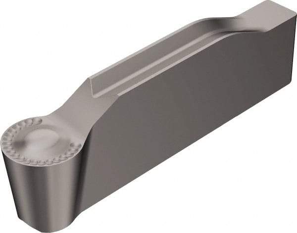 Sandvik Coromant - 0400N123 Grade H13A, 4mm Cutting Width Carbide Grooving Insert - 1.8mm Max Depth of Cut, Neutral, 2mm Corner Radius, Uncoated - Eagle Tool & Supply