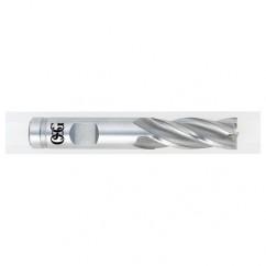 5/8 Dia. x 4-1/8 Overall Length 4-Flute Square End HSS-CO SE End Mill-Round Shank-Center Cutting-Uncoated - Eagle Tool & Supply