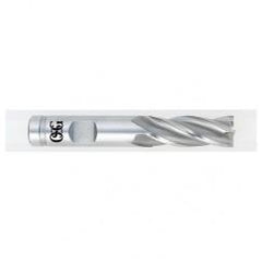5/8 Dia. x 4-1/8 Overall Length 4-Flute Square End HSS-CO SE End Mill-Round Shank-Center Cutting-Uncoated - Eagle Tool & Supply