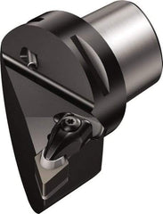 Sandvik Coromant - Left Hand Cut, Size C5, DNGQ 452 Insert Compatiblity, Modular Turning & Profiling Cutting Unit Head - 35mm Ctr to Cutting Edge, 60mm Head Length, Through Coolant, Series T-Max - Eagle Tool & Supply