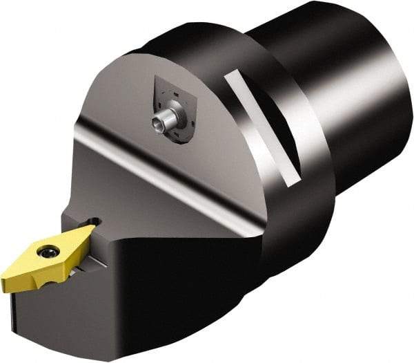 Sandvik Coromant - Neutral Cut, Size C5, TR-VB1308 Insert Compatiblity, Internal Modular Turning & Profiling Cutting Unit Head - 0.5mm Ctr to Cutting Edge, 60mm Head Length, Through Coolant, Series CoroTurn TR - Eagle Tool & Supply