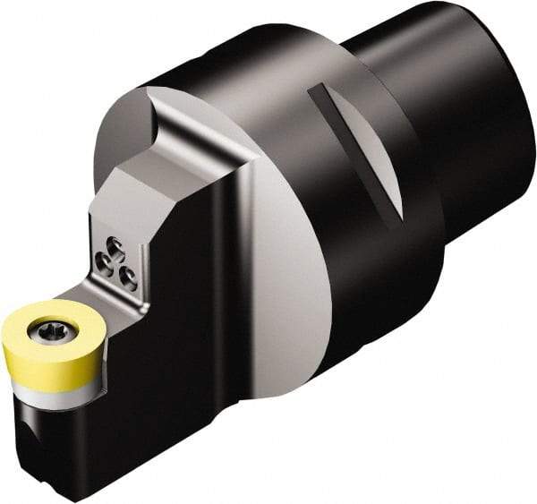 Sandvik Coromant - Neutral Cut, Size C6, RCMT 12 04 M0 Insert Compatiblity, Internal Modular Turning & Profiling Cutting Unit Head - 6mm Ctr to Cutting Edge, 65mm Head Length, Through Coolant, Series CoroTurn 107 - Eagle Tool & Supply