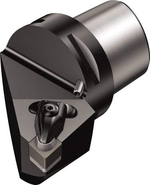 Sandvik Coromant - Right Hand Cut, Size C6, CNG 452 Insert Compatiblity, Modular Turning & Profiling Cutting Unit Head - 45mm Ctr to Cutting Edge, 65mm Head Length, Through Coolant, Series T-Max - Eagle Tool & Supply