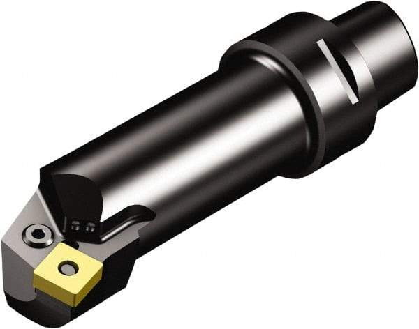 Sandvik Coromant - Left Hand Cut, Size C4, SNMG 12 04 08 & SNMG 432 Insert Compatiblity, External Modular Turning & Profiling Cutting Unit Head - 22mm Ctr to Cutting Edge, 113.05mm Head Length, Through Coolant, Series T-Max P - Eagle Tool & Supply