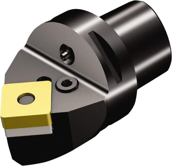Sandvik Coromant - Neutral Cut, Size C6, SNMG 643 Insert Compatiblity, Modular Turning & Profiling Cutting Unit Head - 0.5mm Ctr to Cutting Edge, 65mm Head Length, Through Coolant, Series T-Max P - Eagle Tool & Supply