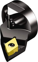 Sandvik Coromant - Right Hand Cut, Size 32, TR-DC1308 Insert Compatiblity, Modular Turning & Profiling Cutting Unit Head - 22mm Ctr to Cutting Edge, 40mm Head Length, Through Coolant, Series CoroTurn TR - Eagle Tool & Supply