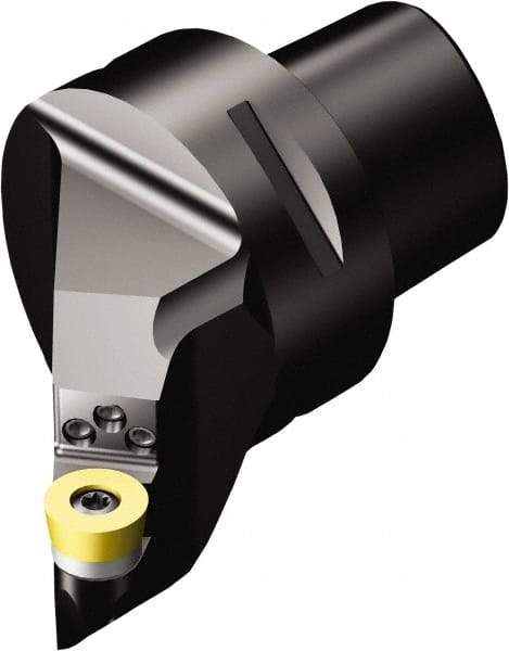 Sandvik Coromant - Right Hand Cut, Size C5, RCMT 12 04 M0 Insert Compatiblity, Modular Turning & Profiling Cutting Unit Head - 35mm Ctr to Cutting Edge, 60mm Head Length, Through Coolant, Series CoroTurn 107 - Eagle Tool & Supply
