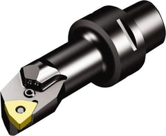 Sandvik Coromant - Left Hand Cut, Size C4, WNMG 432 Insert Compatiblity, Modular Turning & Profiling Cutting Unit Head - 17mm Ctr to Cutting Edge, 90mm Head Length, Through Coolant, Series T-Max P - Eagle Tool & Supply