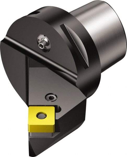 Sandvik Coromant - Right Hand Cut, Size C3, SNMG 12 04 08 & SNMG 432 Insert Compatiblity, External Modular Turning & Profiling Cutting Unit Head - 40.32mm Head Length, Through Coolant, Series T-Max P - Eagle Tool & Supply