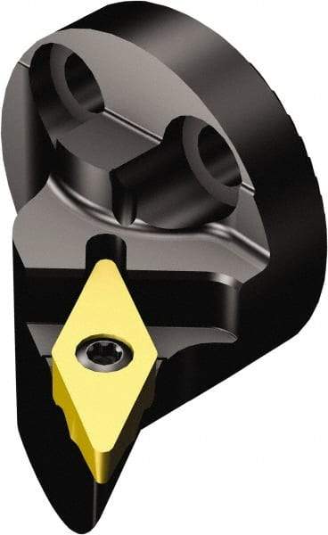 Sandvik Coromant - Left Hand Cut, Size 25, TR-VB1308 Insert Compatiblity, Modular Turning & Profiling Cutting Unit Head - 17mm Ctr to Cutting Edge, 28mm Head Length, Through Coolant, Series CoroTurn TR - Eagle Tool & Supply