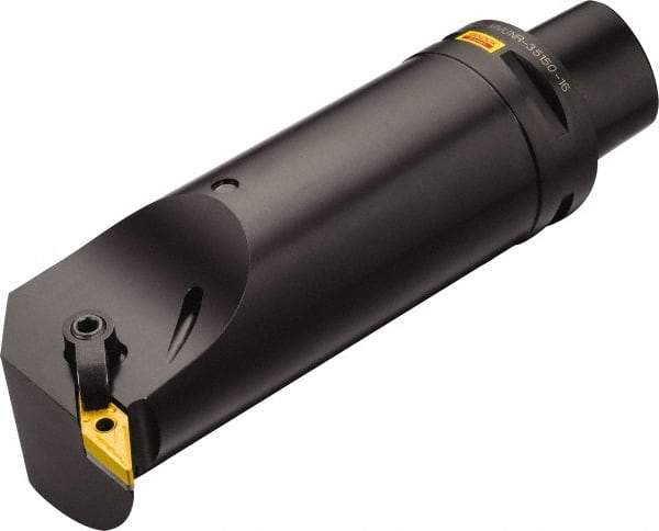 Sandvik Coromant - Left Hand Cut, Size C5, VNMG 16 04 08 & VNMG 332 Insert Compatiblity, External Modular Turning & Profiling Cutting Unit Head - 27mm Ctr to Cutting Edge, 140mm Head Length, Through Coolant, Series T-Max P - Eagle Tool & Supply