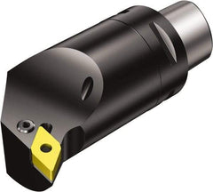 Sandvik Coromant - Right Hand Cut, Size C6, DNMG 442 Insert Compatiblity, Modular Turning & Profiling Cutting Unit Head - 22mm Ctr to Cutting Edge, 110mm Head Length, Through Coolant, Series T-Max P - Eagle Tool & Supply