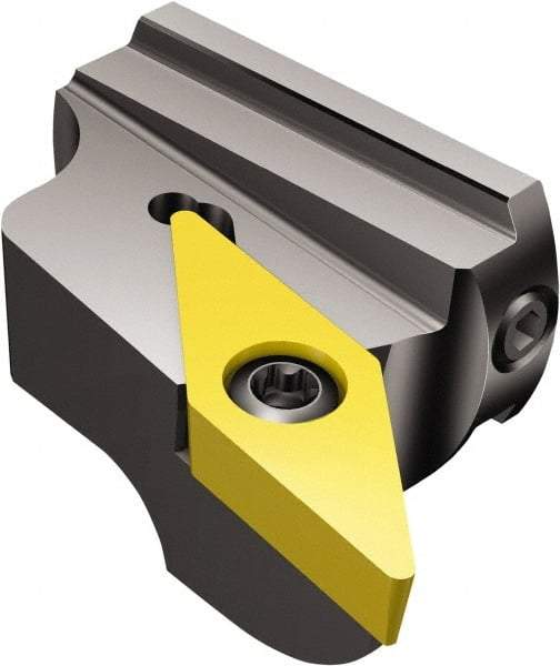 Sandvik Coromant - Right Hand, 80 VBMT 332 Modular Turning and Profiling Cutting Unit Head - Screw and Clamp Holding Method, 3.937 Inch Hole Diameter - Eagle Tool & Supply