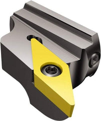 Sandvik Coromant - Right Hand, 80 VBMT 332 Modular Turning and Profiling Cutting Unit Head - Screw and Clamp Holding Method, 3.937 Inch Hole Diameter - Eagle Tool & Supply