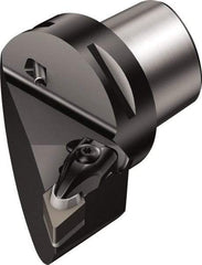 Sandvik Coromant - Right Hand Cut, Size C6, DNG 452 & DNGN 15 07 08 Insert Compatiblity, Modular Turning & Profiling Cutting Unit Head - 45mm Ctr to Cutting Edge, 65mm Head Length, Through Coolant, Series T-Max - Eagle Tool & Supply
