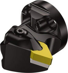 Sandvik Coromant - Right Hand Cut, Size 40, DNMG 442 Insert Compatiblity, Modular Turning & Profiling Cutting Unit Head - 27mm Ctr to Cutting Edge, 22mm Head Length, Through Coolant, Series T-Max P - Eagle Tool & Supply