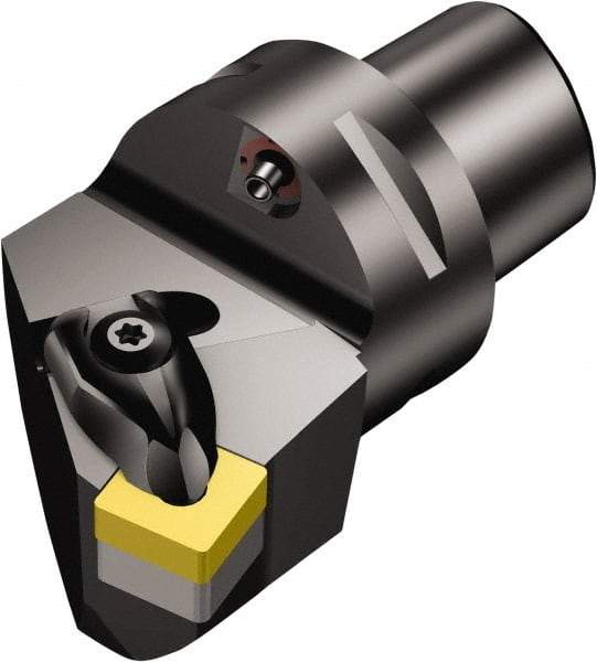 Sandvik Coromant - Right Hand Cut, Size C8, SNMG 19 06 12 & SNMG 643 Insert Compatiblity, External Modular Turning & Profiling Cutting Unit Head - 55mm Ctr to Cutting Edge, 84.6mm Head Length, Through Coolant, Series T-Max P - Eagle Tool & Supply