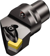 Sandvik Coromant - Right Hand Cut, Size C8, SNMG 19 06 12 & SNMG 643 Insert Compatiblity, External Modular Turning & Profiling Cutting Unit Head - 55mm Ctr to Cutting Edge, 84.6mm Head Length, Through Coolant, Series T-Max P - Eagle Tool & Supply
