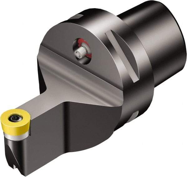 Sandvik Coromant - Neutral Cut, Size C5, RCMT 12 04 M0 Insert Compatiblity, Modular Turning & Profiling Cutting Unit Head - 6mm Ctr to Cutting Edge, 60mm Head Length, Through Coolant, Series CoroTurn 107 - Eagle Tool & Supply